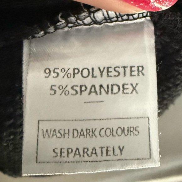 Women Black Thermal Thick Strap Tank Top With Button Top Size Large - Picture 4 of 4